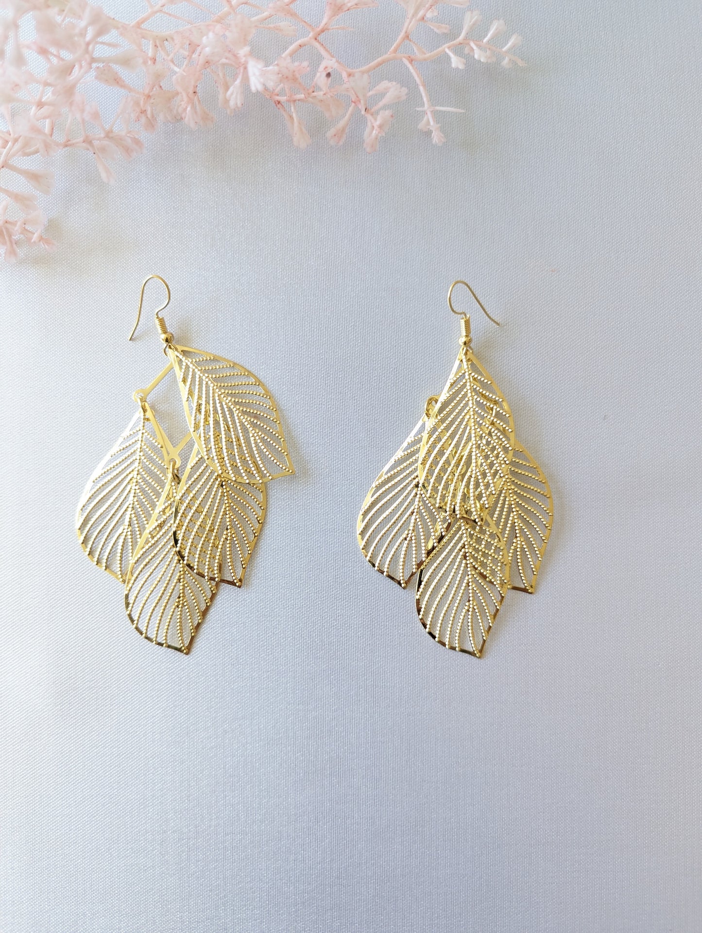 Leaf Drop Earrings