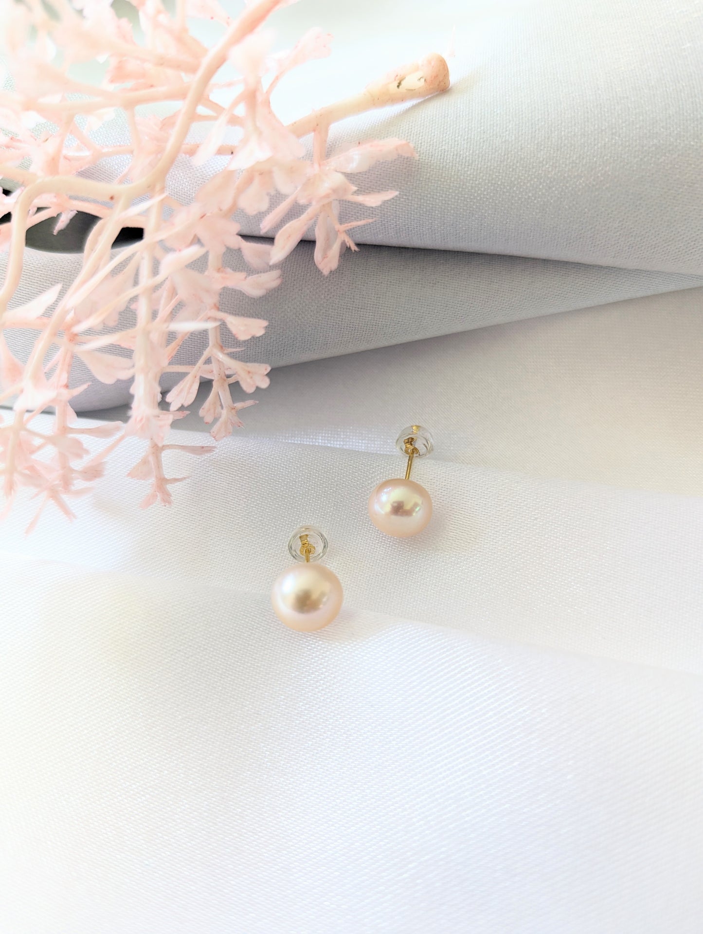 Natural Freshwater Pearl Earrings