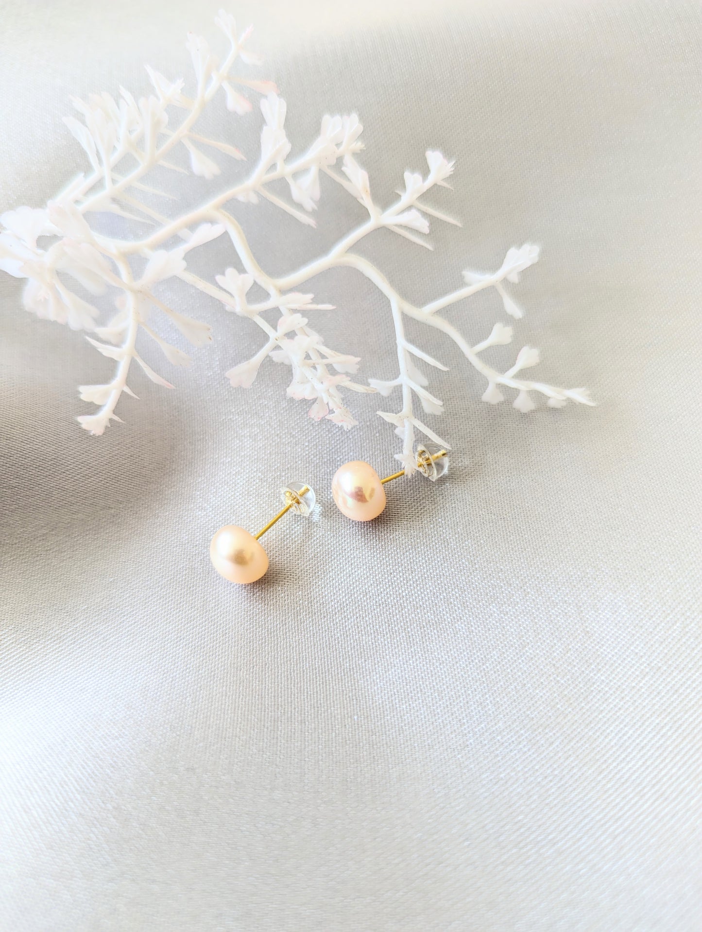 Natural Freshwater Pearl Earrings