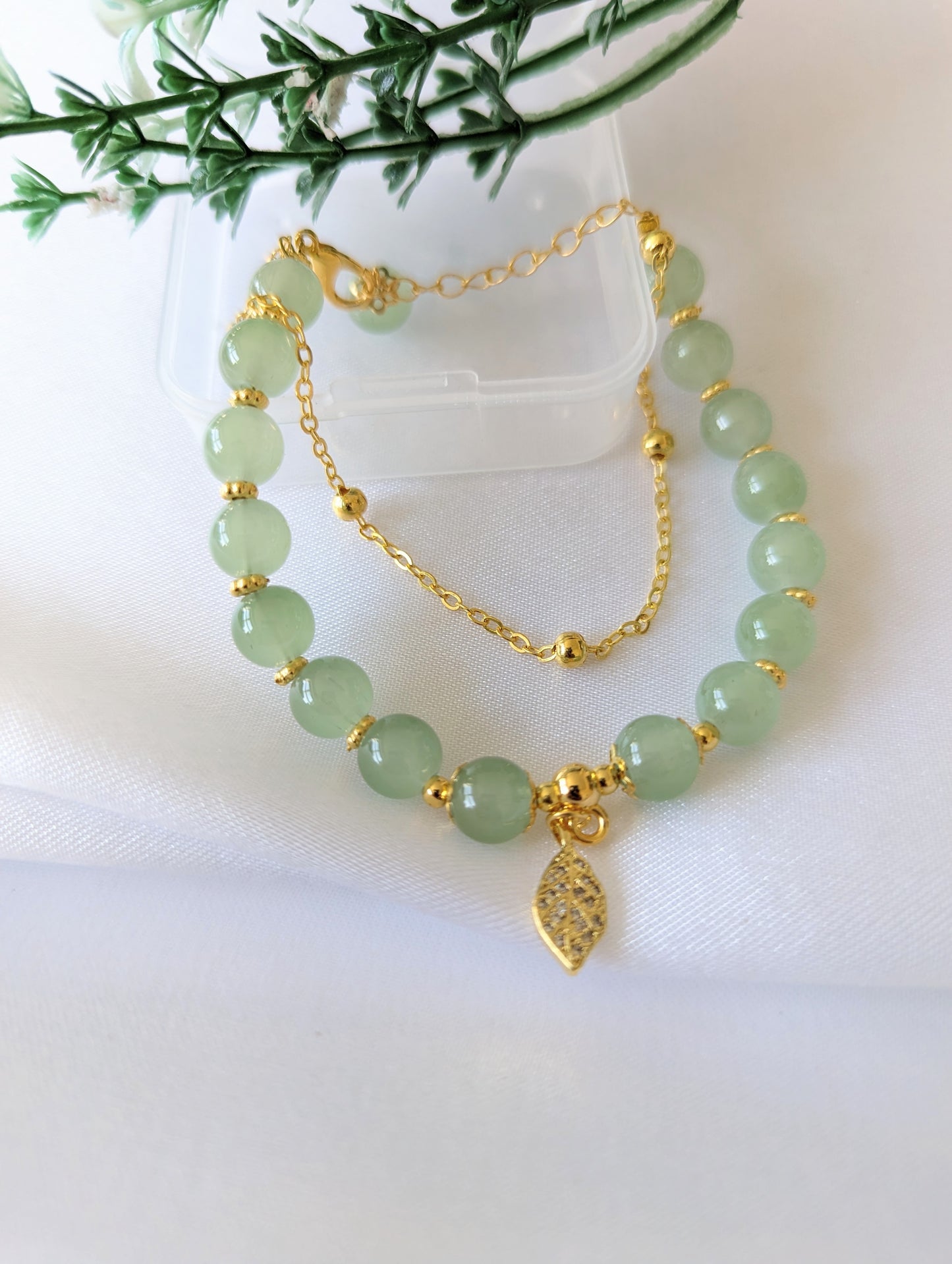 Leaf Beads Bracelet