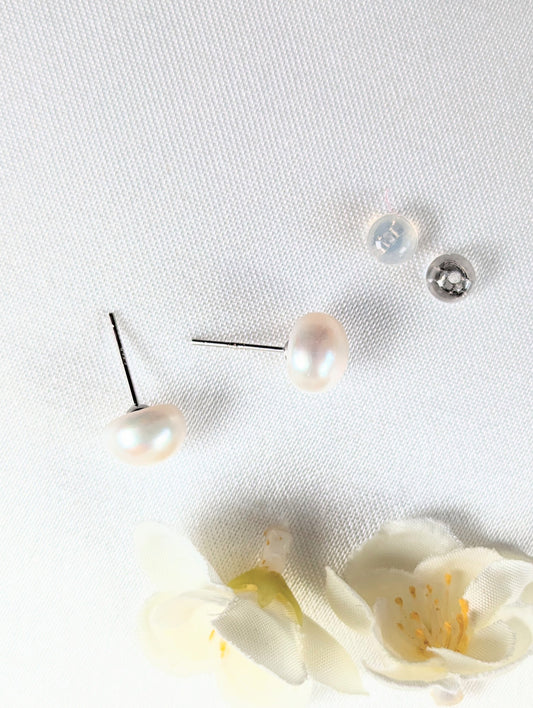 Natural Freshwater Pearl Earrings