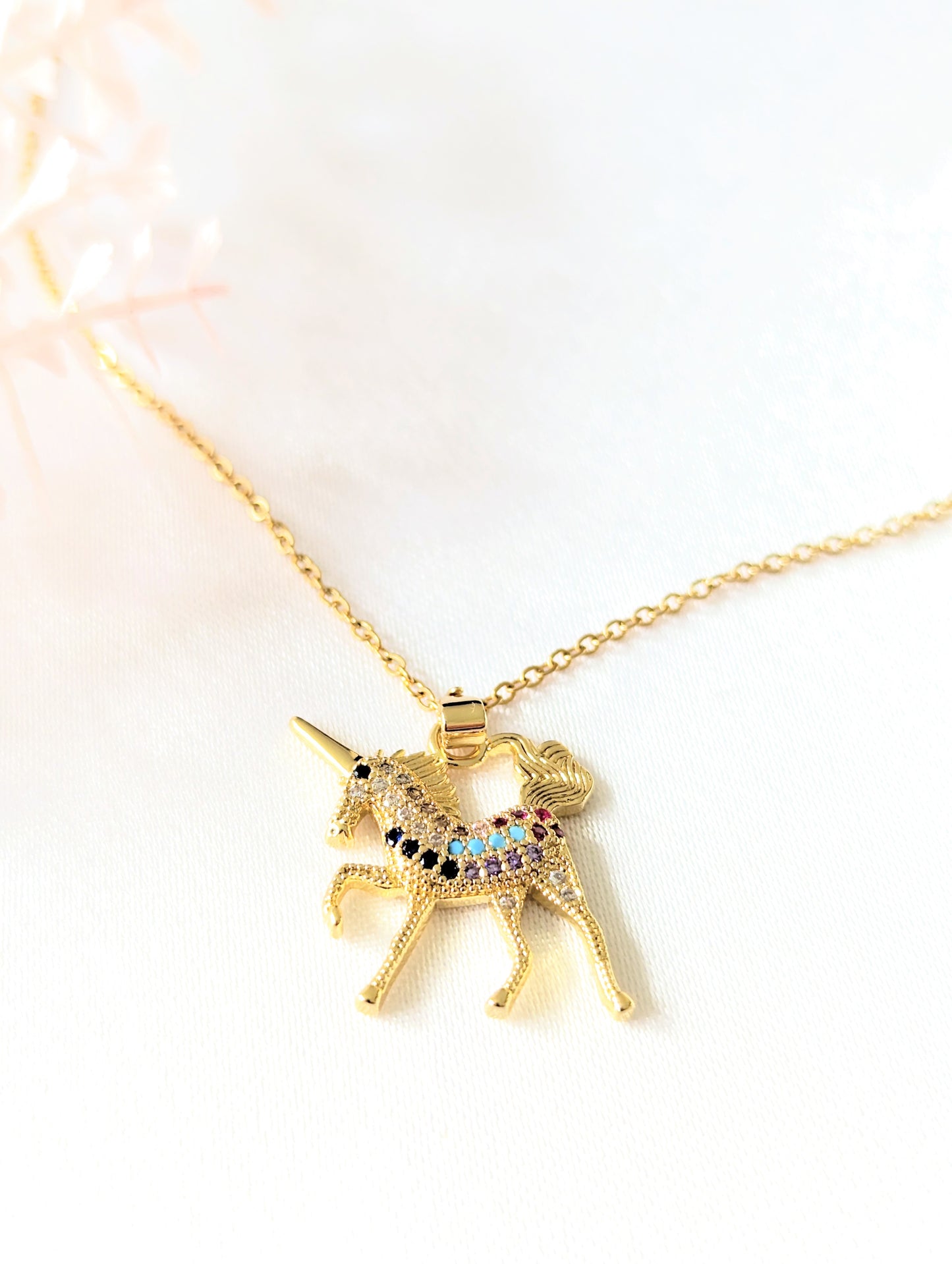 Multi Unicorn Pendant