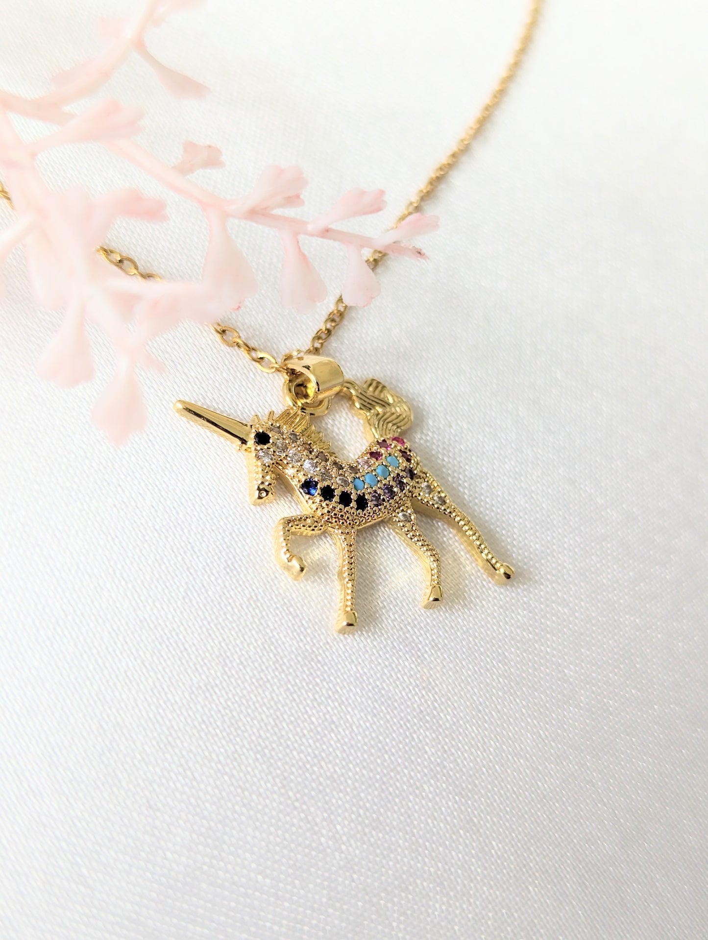 Multi Unicorn Pendant