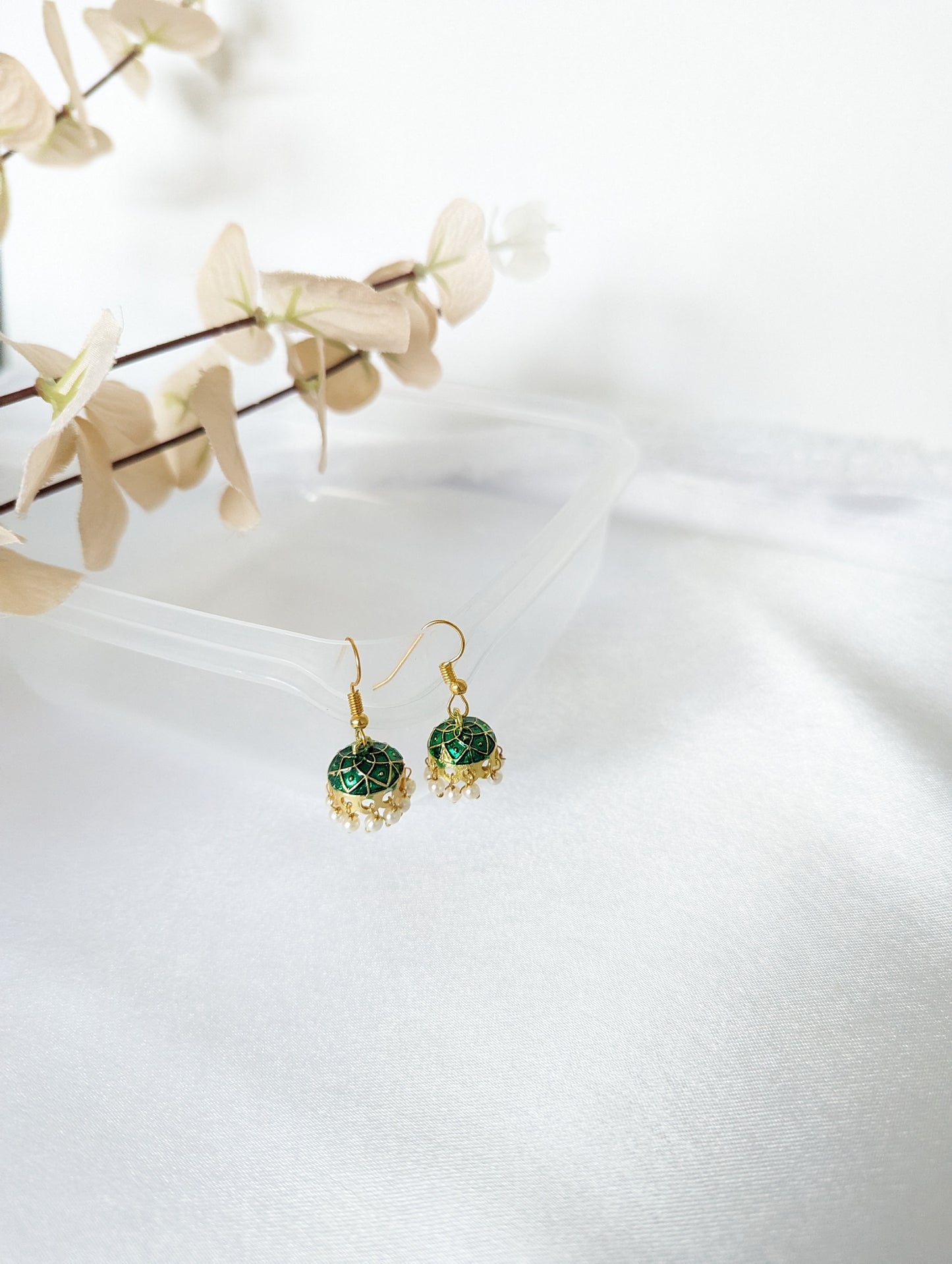 Stylish Green Jhumki