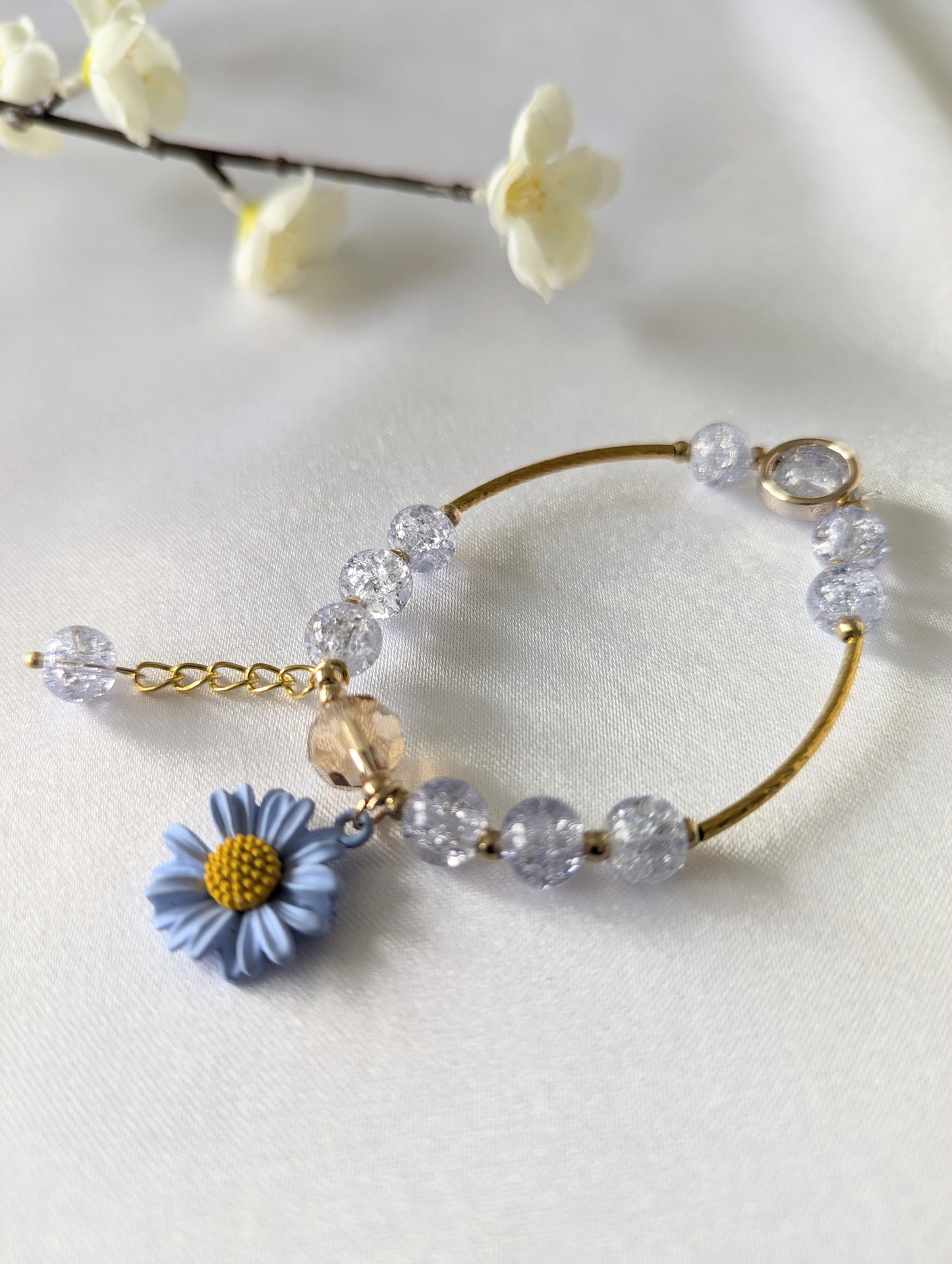 Lilac Flower Bracelet