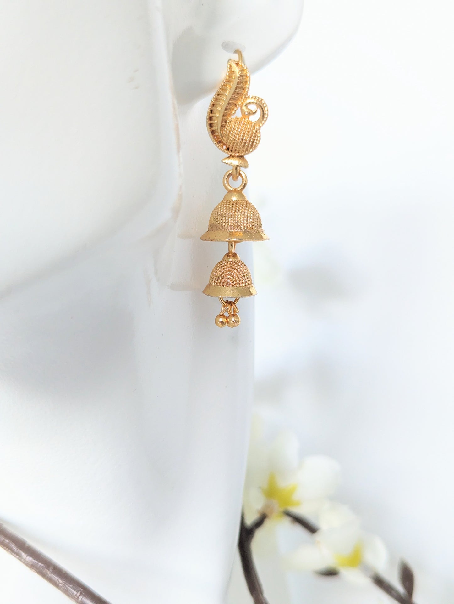 Double Bell Small Jhumki