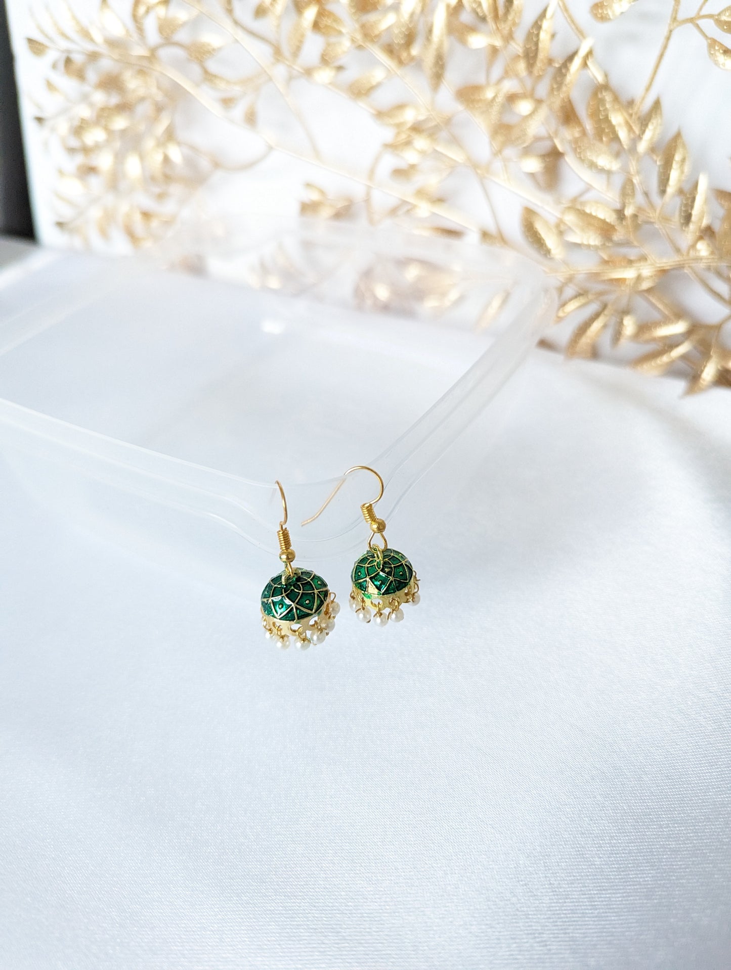 Stylish Green Jhumki