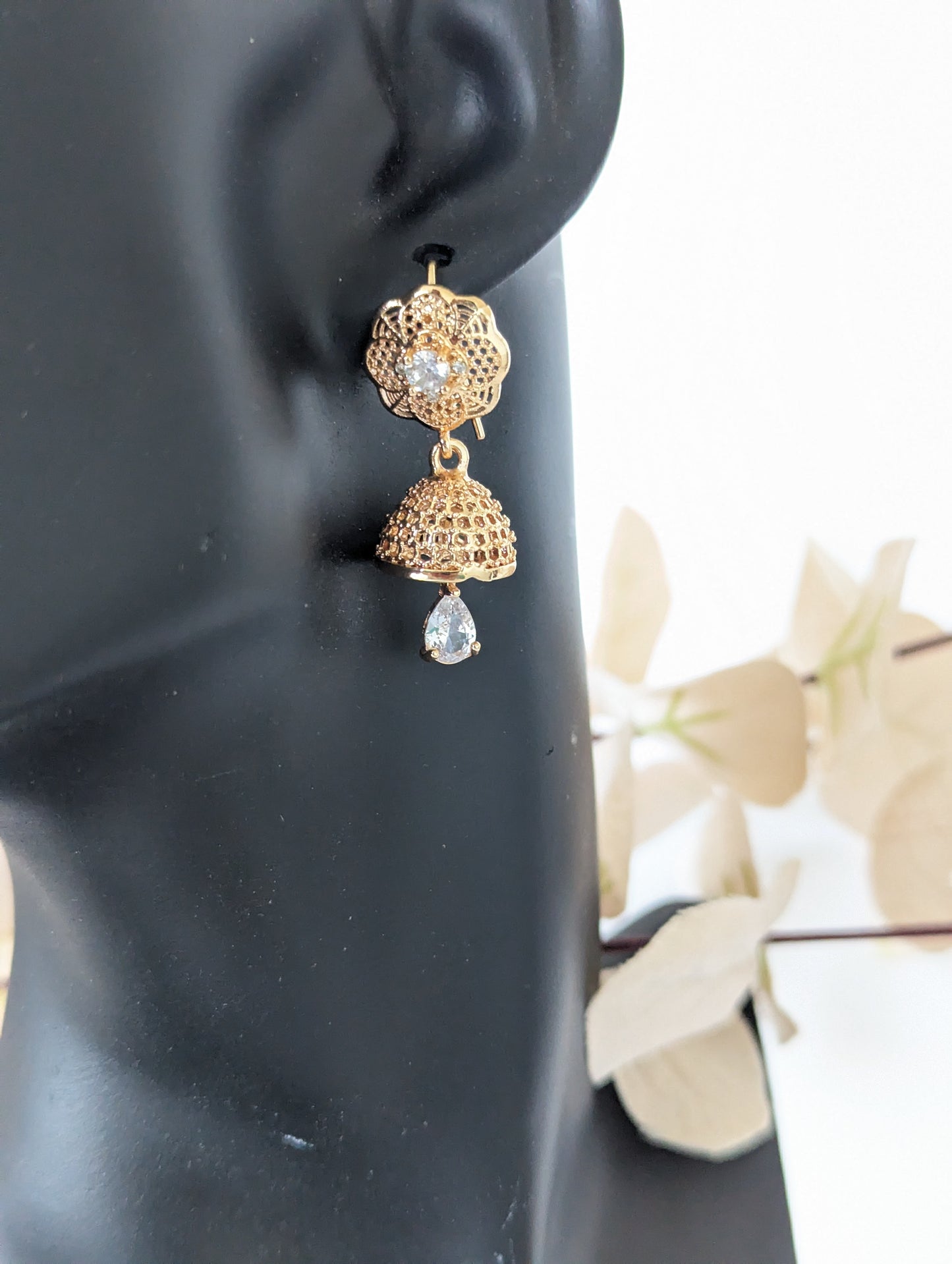 Water Drop Flower Earrings