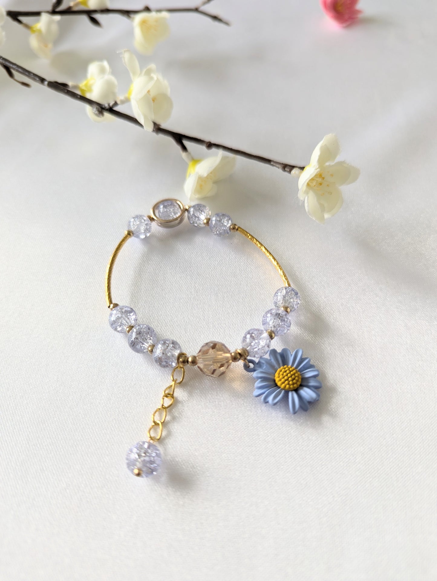 Lilac Flower Bracelet